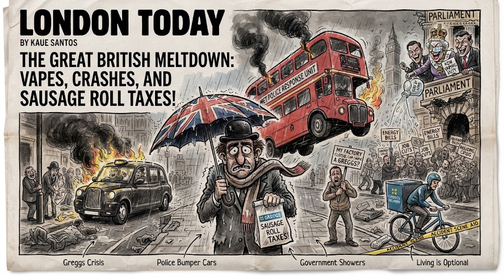 London Today: Key Developments, Greggs Crisis & Local Updates